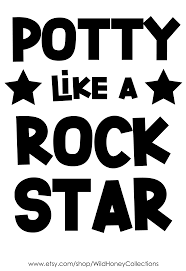 Potty Like A Rock Star Funny Printable Kids Bathroom Sign Etsy Funny Printables Kids Bathroom Sign Bathroom Signs