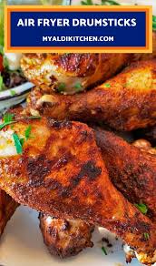 Air Fryer Drumsticks 30 Minute Meal From My Aldi Kitchen Recipe Air Fryer Recipes Healthy Drumstick Recipes Chicken Drumstick Recipes