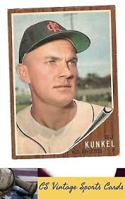 1962 Topps #147a Bill Kunkel Portrait