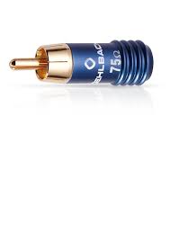 oehlbach cover connector 75 ohm blau hifi lautsprecher audio