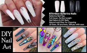 Check spelling or type a new query. Amazon Com Coffin Nails Long Fake Nails Clear Acrylic Nails Coffin Shaped Ballerina Nails Tips Btartbox 500pcs Full Cover False Nail Artificial Nails With Case For Nail Salons And Diy Nail Art