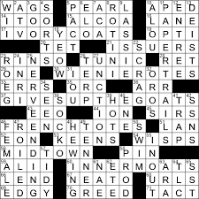 The la times crosswords are very hard some times, with our help you will be able to finish the tricky definitions. La Times Crossword 18 Jun 21 Friday Laxcrossword Com