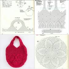 Crochet drops bolero mit spitzenmuster und doppelhäkeln der ananas creme schal macht eine ausgezeichnete arbeit der kombination von vergangenheit und gegenwart. Sehr Schone Tasche Mit Ananasmuster Ananas Muster Markttasche Hakeln Tasche Hakeln Anleitung Deutsch