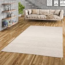 Handmade teppich jute baumwolle weiß chindi streifen verknotet dhurrie 70x140cm. Baumwolle Natur Kelim Teppich Sandy Grau Meliert Ebay
