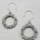 Friday Night Out: Gemstone Circle Earrings