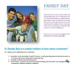 February trivia questions and answers quiz interesting facts · 1. Family Day Trivia Questions