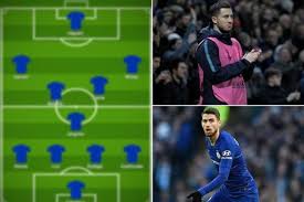 Confirmed team news and predicted lineup. Chelsea Team News Predicted 4 3 3 Line Up To Face Man City Jorginho And Hazard To Start Daily Star