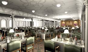 Seating 532 passengers at once, it was the largest dining room ever seen on a ship. Titanic 1st Dining Saloon I By Hudizzle On Deviantart Titanic Luxury Mansions Interior Rms Titanic