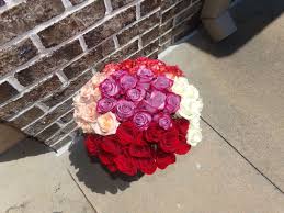 Hours may change under current circumstances Multicolored Rose Pave 5 Dozen Reg 365 Village Green Flowers Gifts
