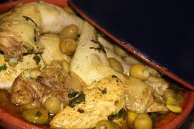 Tajine De Poulet Citron Confit Et Olives