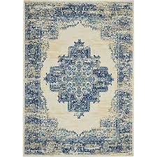 Find kitchen mats in a variety of styles when you shop at sears. Nourison Grafix Center Medallion Area Rug In Navy Blue Bed Bath Beyond