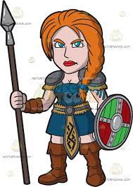 A Brave Female Viking Warrior Viking Warrior Woman Viking Woman Viking Warrior