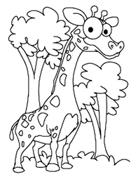 Check these out, maybe you like that too. Cute Giraffe Coloring Pages Coloring Home