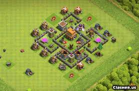The building that is still in construction in the below base design is bomb tower please notice the change. Town Hall 5 Th5 War Trophy Base 35 With Link 5 2020 War Base Clash Of Clans Clasher Us
