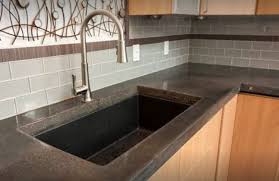 Concrete counters in professional kitchens. Concrete Countertops Boston Ma
