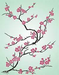 Drawing cherry blossom tree stencil. Cherry Blossoms Cherry Blossom Art Blossoms Art Cherry Blossom Drawing