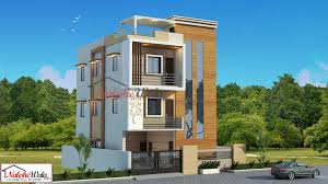 Triple Storey Elevation Duplex House Design House Design Indian Home Design