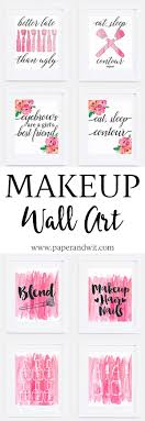 Makeup Wall Art The Perfect Finishing Touch To Your Beauty Room Makeup Wall Art Makeup Rooms Beauty Room