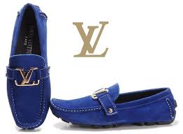 Royal Blue Lv Loafers Louis Vuitton Men Shoes Loafers Men Louis Vuitton Loafers