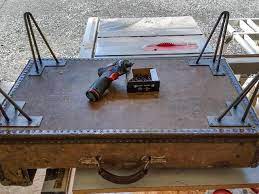 This coffee table is a unique creation ! How To Make A Suitcase Coffee Table How Tos Diy