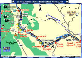 Arkansas River Headwaters East Fishing Map Colorado Vacation Directory The quick drive makes for an adventurous day trip for groups of friends and families. arkansas river headwaters east fishing