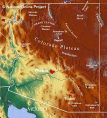 Wide World Of Maps Mesa Az Map Of The State Of Arizona, Usa - Nations Online Project