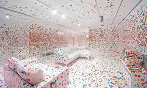 This Is What Happens When You Give Thousands Of Stickers To Thousands Of Kids Gallery Of Modern Art Yayoi Kusama Sticker Art