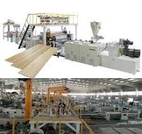 Romeroca 92/188 PVC Spc Vinyl Plank Flooring Extrusion Line with 4 Rollers
