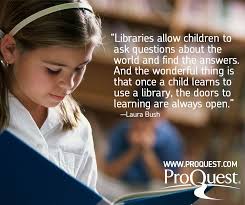Library quote from Laura Bush. | Library quotes, sayings, and ... via Relatably.com