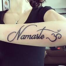 Namaste tattoo, kingston upon hull. Forearm Namaste Tattoos Namaste