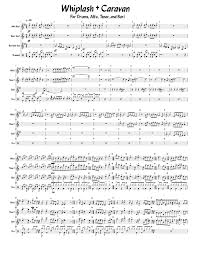 Whiplash Caravan Sheet Music For Alto Saxophone Tenor