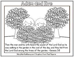 The following pages are prefect examples for making your kid engage in something creative. Adam And Eve Coloring Pages By Mary Martha Mama Tpt