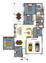 A garage with apartment can also be beneficial from a financial standpoint. Low Cost Simple 4 Bedroom House Plans With Garage Novocom Top