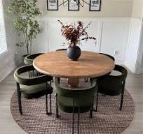 Green Dining Chairs - Stylish Indoor Furniture