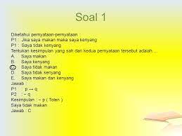 P → q premis 2 : Indikator 1 Menentukan Kesimpulan Dari Beberapa Premis Ppt Download