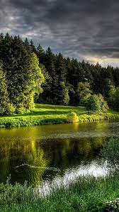 River Coast Grass Bench Summer Beautiful Calm 84404 640x1136 Beautiful Nature Landscape Photos Scenery