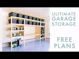 Diy Garage Storage Shelf Workbench Solution Youtube Garage Storage Shelves Garage Storage Shelves Workbenches Garage Storage Shelves Diy
