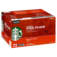 A chocolaty rich, everyday indulgence. Starbucks Pike Place Medium Roast K Cup 72 Count Costco