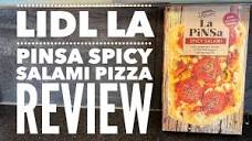 Lidl La Pinsa Spicy Salami Pizza Review - YouTube