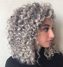 40 Bombshell Silver Hair Color Ideas For 2020 Hair Adviser In 2020 Silver White Hair Silver Blonde Hair Shoulder Length Curly Hair