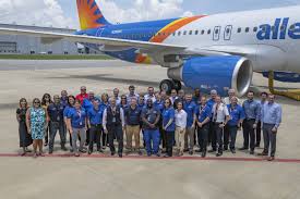 Allegiant Receives Its First U S Produced Airbus Aircraft