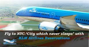 Fly To Nyc City Which Never Sleeps With Klm Airlines Reservations Airline Reservations Klm Airlines Airlines