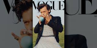 Harry styles makes history as the first man to land an american vogue cover by himself. The Feminization Of Men Harry Styles Wearing Dresses On Vogue Cover Stirs Up Controversy Daily Citizen