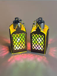 Hanging Lantern Real Lighted Dangle Earrings