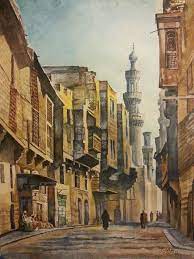 خالد المدلل old egypt art painting images moon art