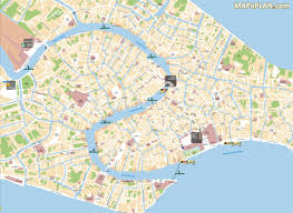 Use the map to travel around venice, find top tourist spots and make a route to any place or address you need. Venice Canal Map Map Of Venice Italy Canals Italy