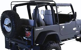 The rear window bar has to be removed to fit in the sowed location properly. Rampage Products 69999 Rmp Soft Top Bow Assemblies For 87 95 Jeep Wrangler Yj Quadratec