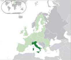 Italien auf der karte europas. Karten Von Italien Mit Strassenkarte Von Rom