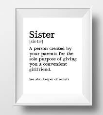 Birthday Surprise Ideas For Sister In Lockdown Sister Gift Ideas Sister Print Sisters Print Sisters Wall Etsy In 2020 Sister Wedding Gift Birthday Gifts For Sister Sister Gifts