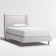 Save 15% in cart on select furniture with code july. Weston Full Grey Upholstered Bed Crate And Barrel